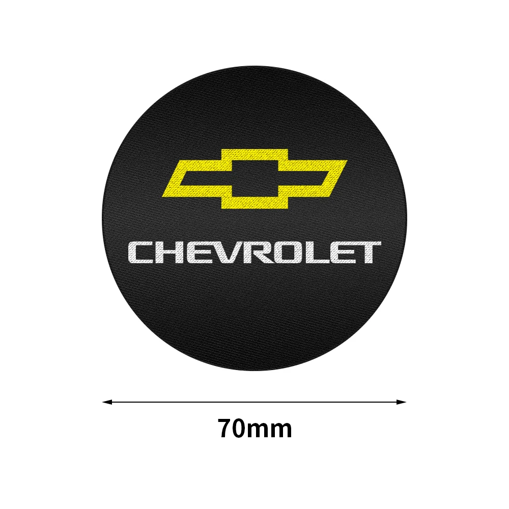Car 1/2PCS Coasters Anti-Slip Pad Epoxy Cup Holder Mat For Chevrolet Cruze Lacetti Captiva Trax Impala Camaro Sonic Spark Sail