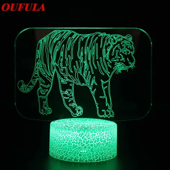 

AOSONG Night LED Lights Novelty 3D lamp Cute Toy Gift 7 ColorCartoon Atmosphere Lamp For Children Kids Room