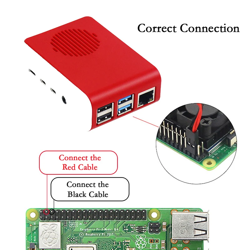 Raspberry Pi 4, 2 ГБ, 4 Гб ОЗУ, чехол из АБС-пластика, вентилятор с бликами, 3 А, адаптер питания, кабель Micro HDMI для Raspberry Pi 4, Модель B, Pi, 4B, Pi4