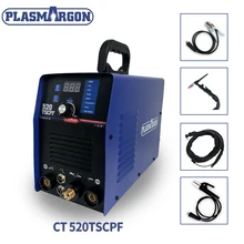 Machine à souder 3 en 1 TSCPF Plasma, avec onduleur cc, soudage tig Argon, machine à souder mma avec pédale, 520