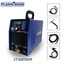 Machine à souder 3 en 1 TSCPF Plasma, avec onduleur cc, soudage tig Argon, machine à souder mma avec pédale, 520 