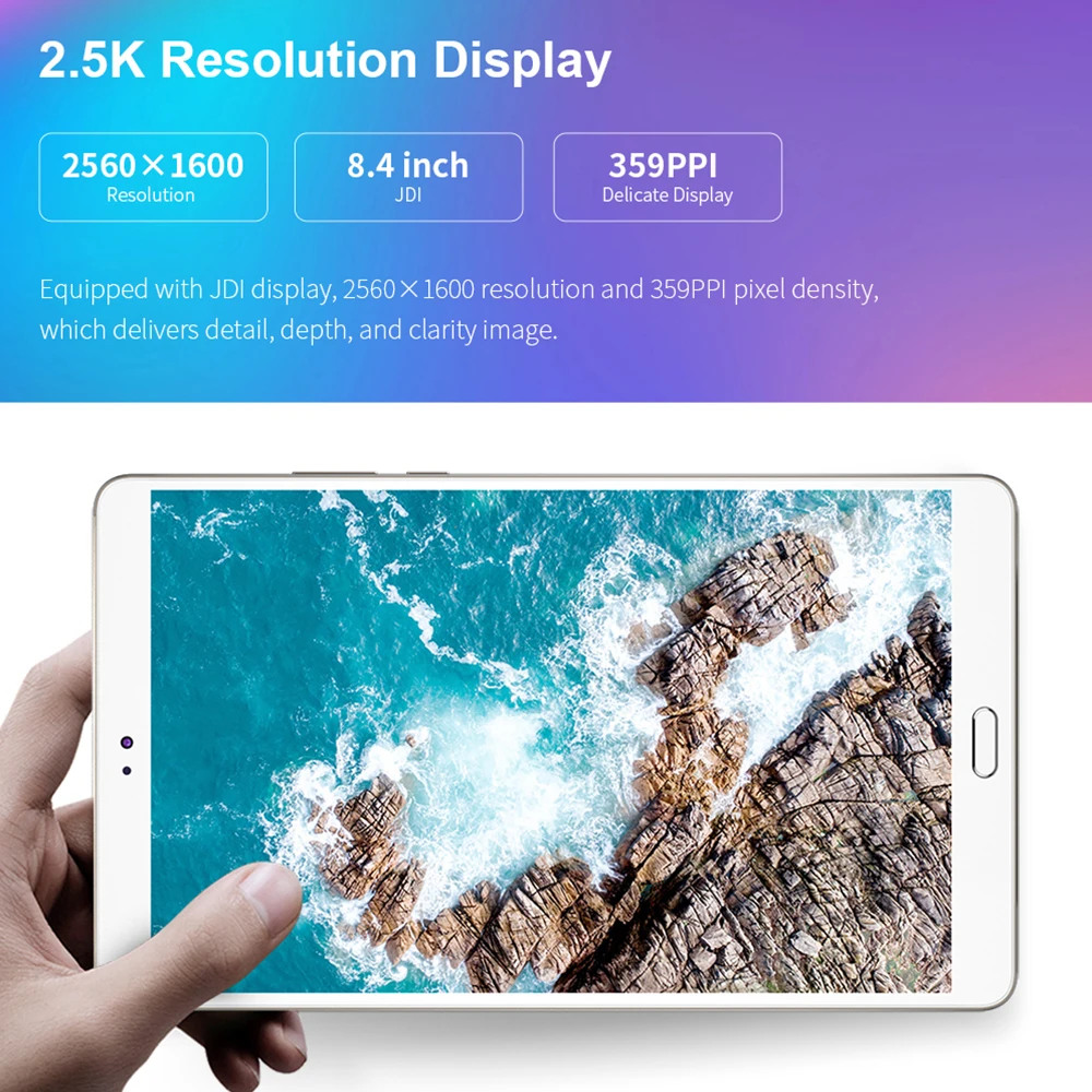 Teclast M8 планшет 8 4 дюйма android 7 1 3 ГБ ОЗУ 32 Гб ПЗУ планшеты 2560 × 1600 четырехъядерный две
