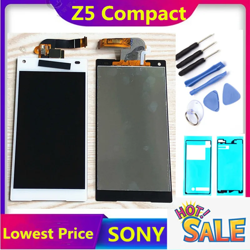 ERILLES черный/белый для Sony Xperia Z5 компактный E5803 E5823 Z5mini ЖК-дисплей сенсорный экран