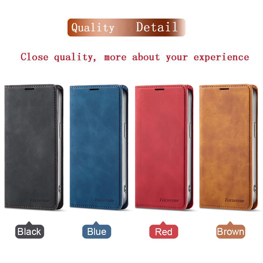 Business Magnetic Flip Leather Card Slot Wallet Case Cover For iPhone 13 12 11 Pro Max XS Max XR X 8 7 6S 6 Plus SE2022 5 5S SE iphone 12 pro max wallet case