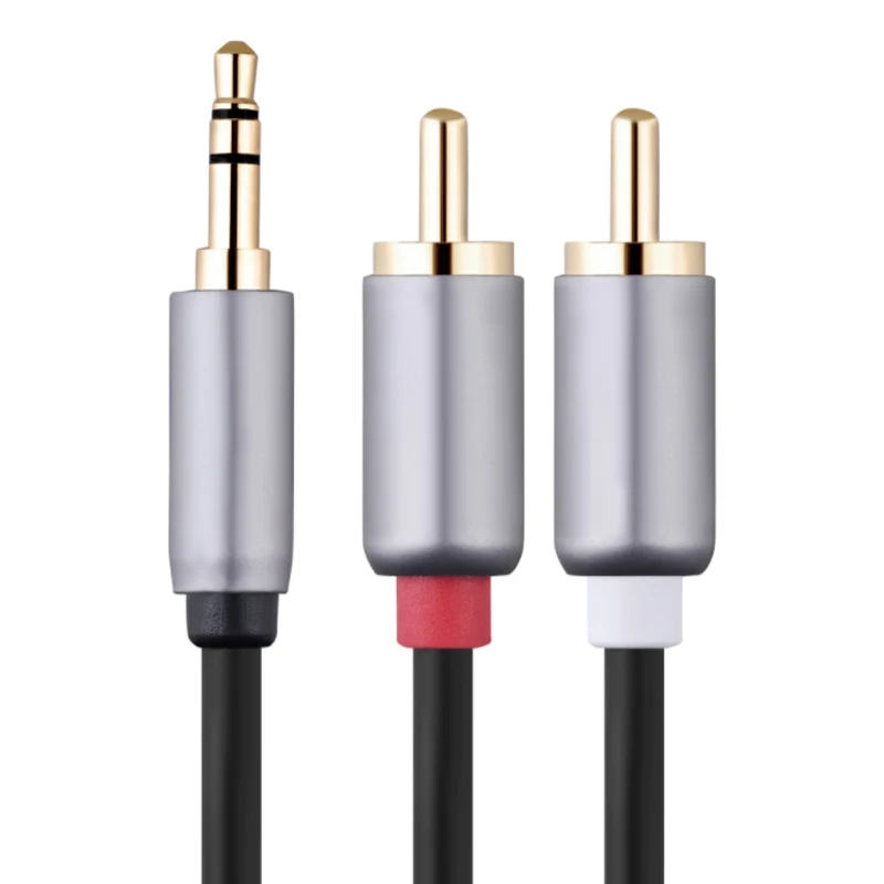 

RCA Cable HiFi Stereo 2RCA to 3.5mm Audio Cable AUX Cable Jack 3.5 Y Splitter for Amplifiers Audio Home Theater TV Speaker Cable