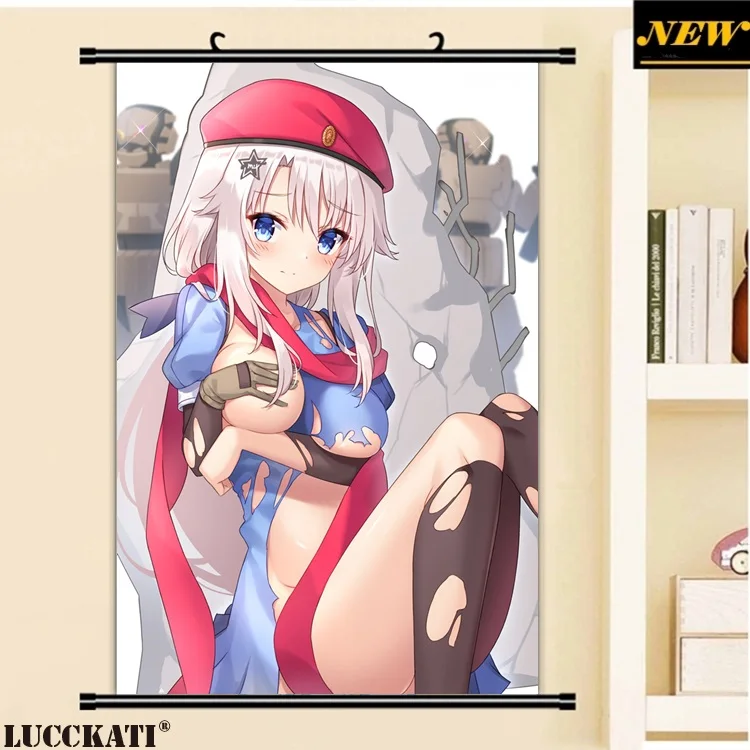 40X60 см девушки фронтальная задница без бюстгальтера pantsu Сексуальная лоли видеть через cameltoe pantsu мультфильм аниме стены плакат прокрутки холст живопись