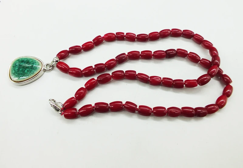 Милый подарок на день Святого Валентина классическое ожерелье из красного