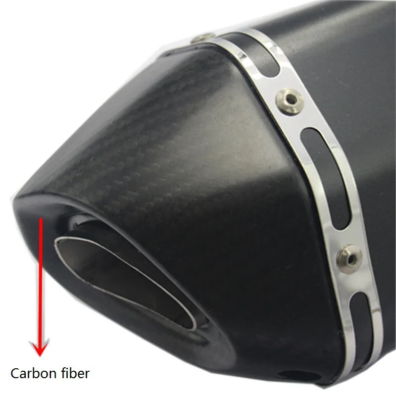 485 мм модифицированный Akrapovic moto rcycle глушитель выхлопной трубы escape moto глушитель для Z750 Z800 Z1000 TMAX530 mt07 mt09 KTM ATV