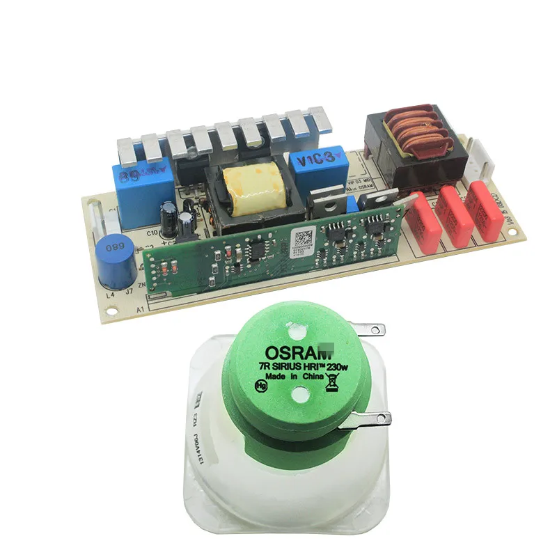 Kaufen Heiße Verkäufe 7R 230W Halogen metalldampf Lampe moving strahl lampe mit ballast 230 strahl 230 SIRIUS HRI230W Für Osram made In China