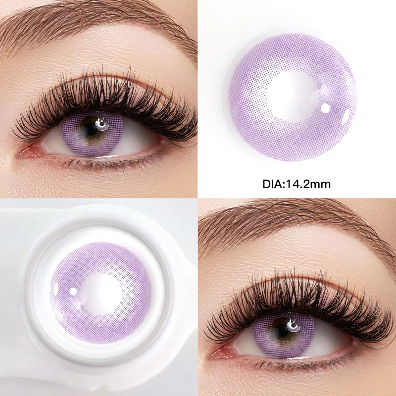 OVOLOOK-2pcs/pair Cosplay Lenses for Eyes Colored Contacts Anime Cosplay  Accessories Color Contact Lenses Yearly Use(Dia:14.5mm) - AliExpress