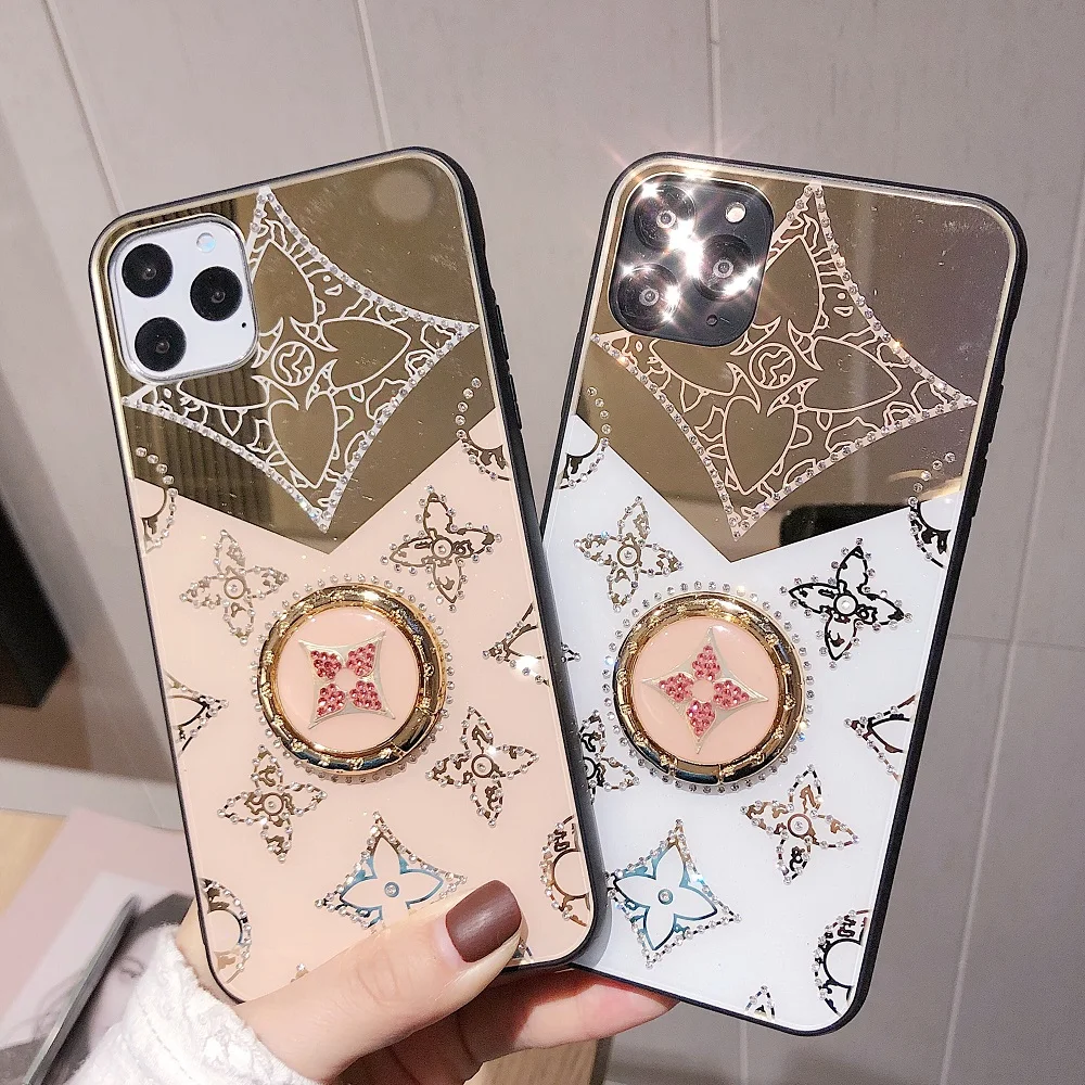 For Apple iphone 11 Pro Max Case Luxury Diamond With Ring Stand protective back cover case for iphone XS MAX XR 6 6S 7 8 Plus SE For Apple iphone 11 Pro Max Case Luxury Diamond With Ring Stand protective back cover case for iphone XS MAX XR 6 6S 7 8 Plus SE