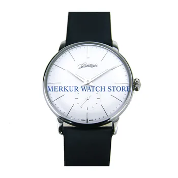 

AD30 Mens watch Seagull movement St17 Handwinding Mechanical Dress Ultra Thin Skelenton Jintuofei