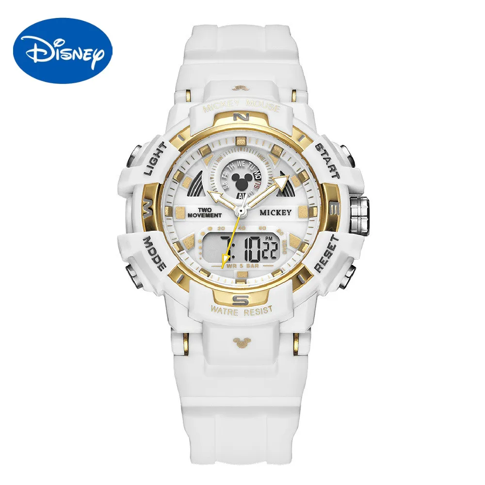 

Original Disney Children's Watch Cool Multi-function Dual Display Movement Electronic Watch Waterproof Luminous Student Watch