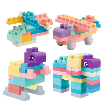 

New Baby Early Educational Toy Soft Building Blocks Oversized Bricks Safety Toy Assembled Gift Ductile Flexible Blocks Rubber