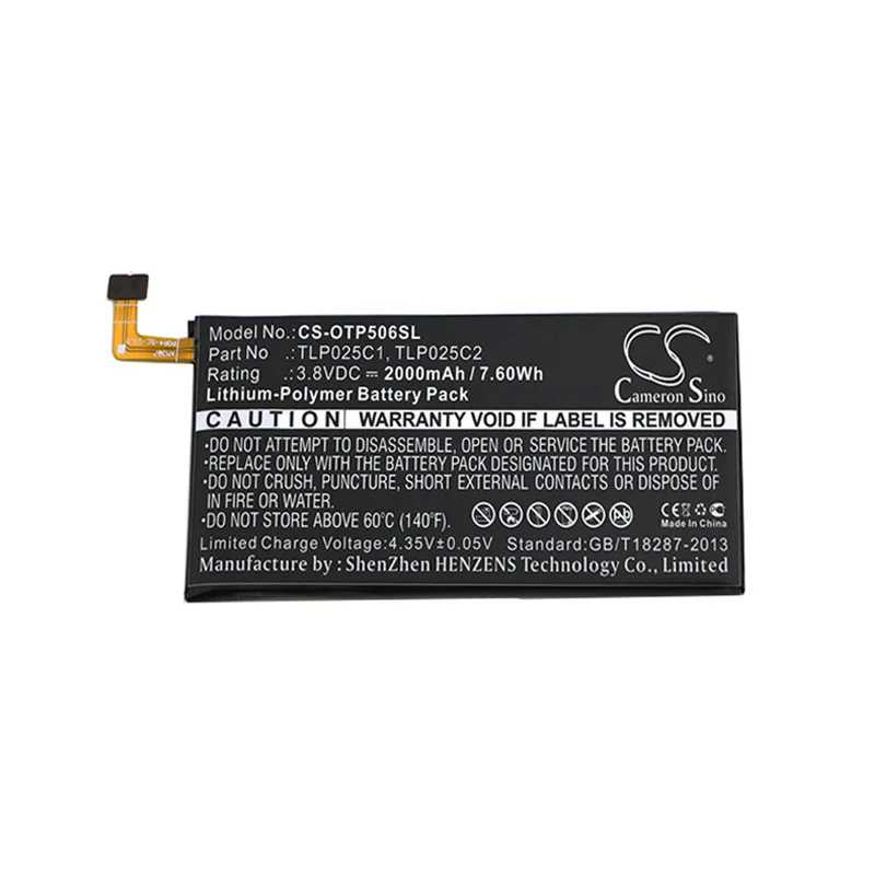CameronSino для ALCATEL One Touch Allure Fierce 4 OT-50560 OT-5056D OT-5056N OT5056W OT-5056O OT-5056W батарея | Мобильные