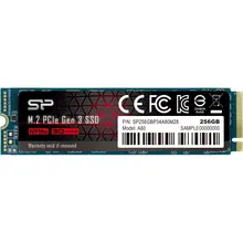 Накопитель SSD Silicon Power 256GB A80, M.2 2280, PCI-E 3x4, [R/W- 3200/3000 MB/s]