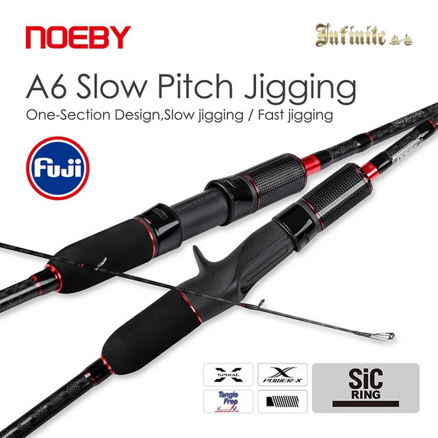 Noeby Jigging Fishing Rod, Spinning Rods 1 Section