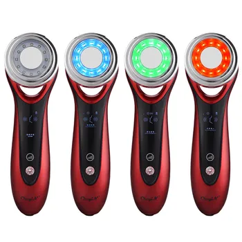 

LED Photon Wrinkle Remover Light Therapy Anti Aging Vibration Facial Massager Face Lifting Skin Tighten Beauty Tool LCD Display