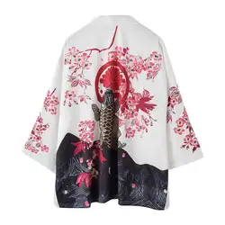 Японские кимоно кардиган для мужчин haori yukata мужской самурайский костюм одежда кимоно куртка мужское кимоно рубашка юката haori