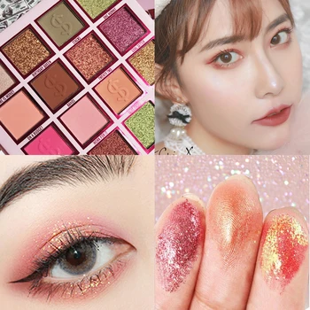

16 Colors matte money eyeshadow glitter eyeshadow pallete waterproof paleta de sombra eye shadow palette maquillage yeux TSLM1