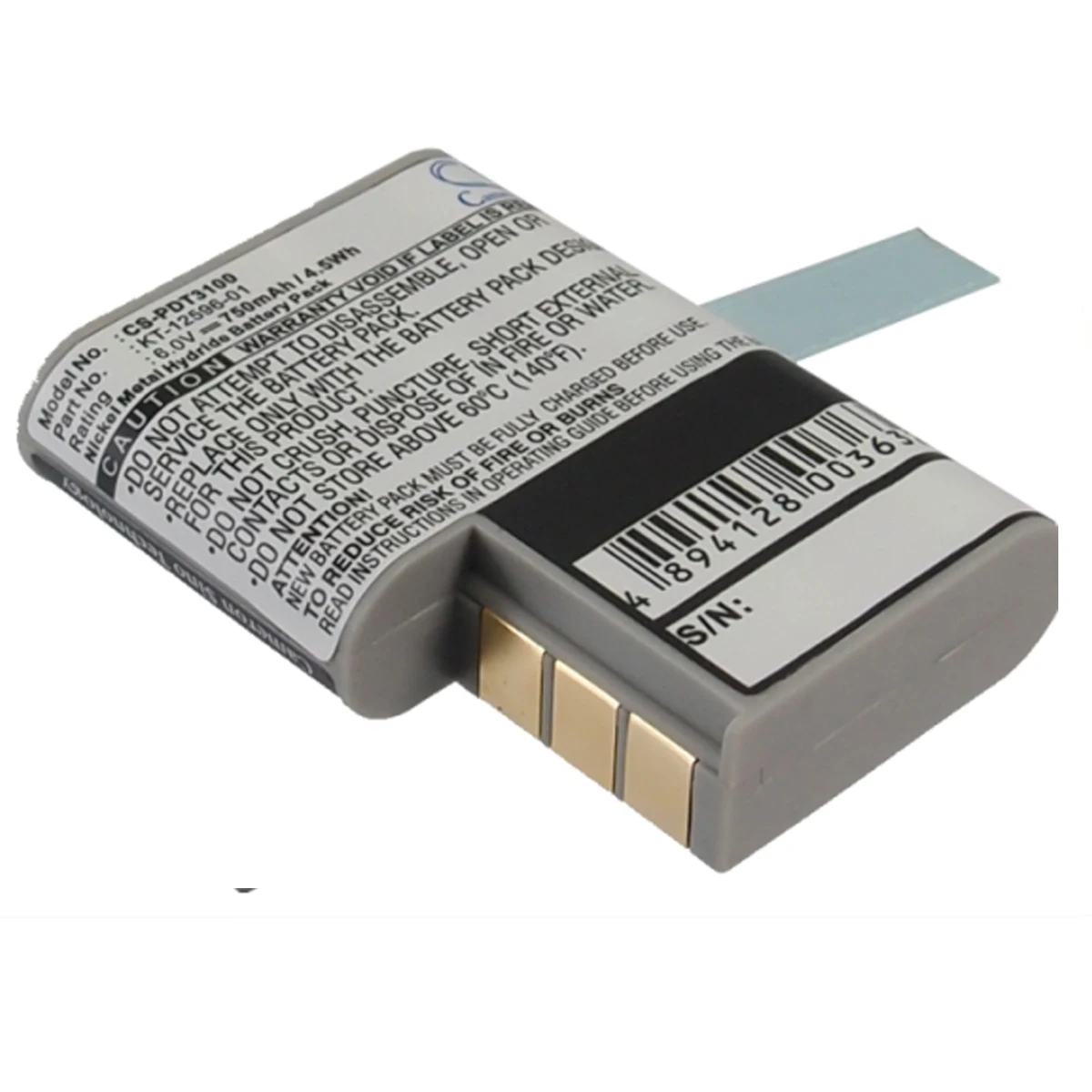 750mAh 4.50Wh Сменный аккумулятор для символа CS-PDT3100 PDT 3100, PDT 3110, PDT 3120 сканер запасные части 21-36897-02