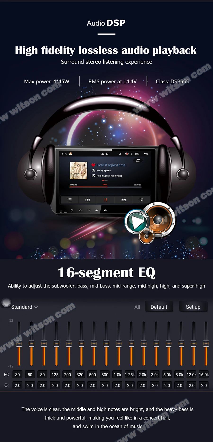 Perfect WITSON S300 Octa Core(eight core)  audio stereo PX5 Android 9.0 car dvd gps player For FIAT 500 CAR MULTIMEDIA PLAYER 4G RAM 5