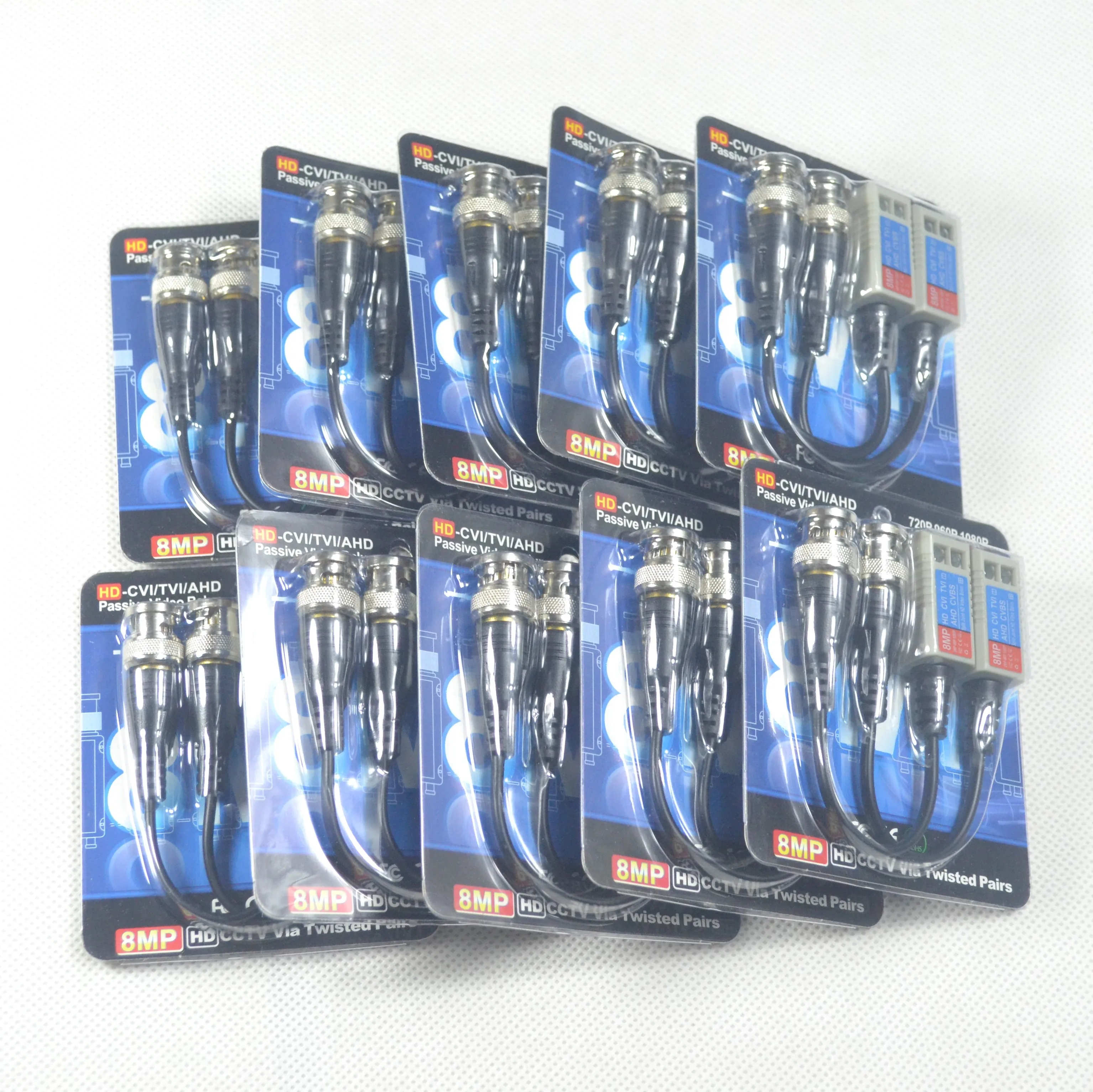 10 пар 8MP пассивный видео балун трансиверы для 5MP 4MP 3MP 1080P 960P 720P витой BNC UTP Cat5/6 HD