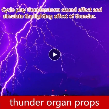 

real life games escape room props Special effect of lightning props Simulated Lightning Terror scene escape room game