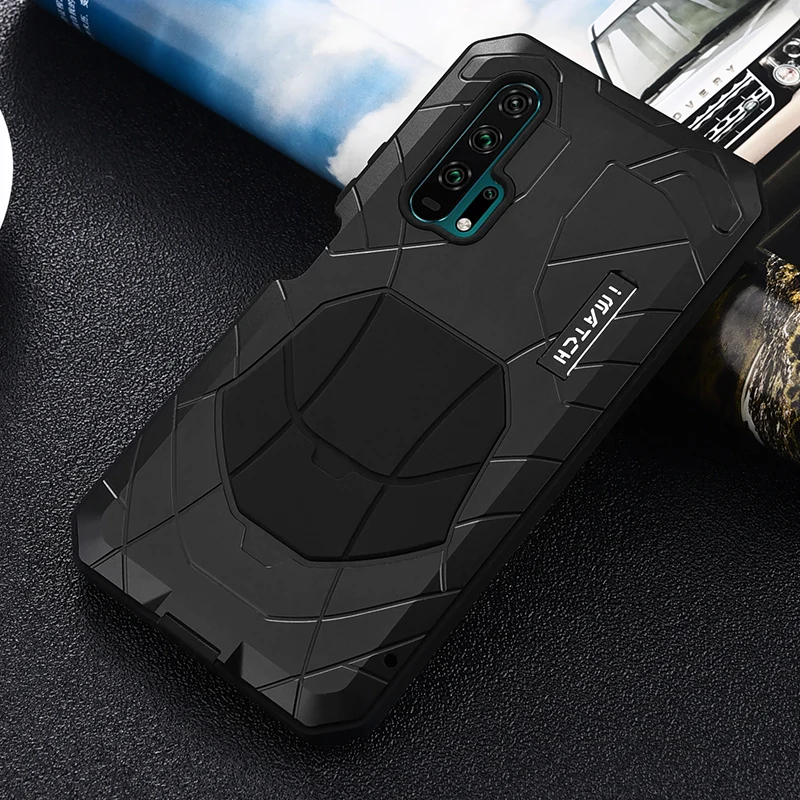 Алюминиевый металлический силиконовый ударопрочный чехол IMATCH для Huawei Honor 20 Pro Mate