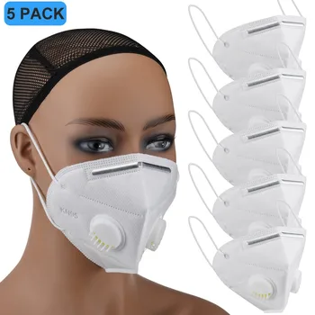 

Mascarilla Mouth Mask Double Exhalation Valve Mask,dust Mask Pm2.5 Windproof Foggy Haze Pollution Mask Tapabocas Masque