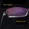 Ultralight Rimless Reading Glasses Anti Blue Light Radiation Computer Presbyopia Readers spectacleso Reader Glasses ► Photo 3/6