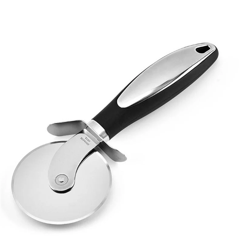Stainless steel pizza cut cake pastry pancake pie round food slicer wheel slicer blade for easy thin and crisp pizza 30O7 (6)