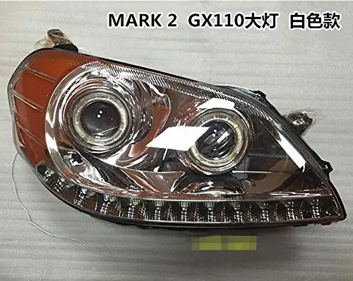 1 пара для Toyota Mark II GX110 светодиодная фара в сборе передние фары фара 2003 2004 2005 2006 2007 год ксенон комплект задних фар