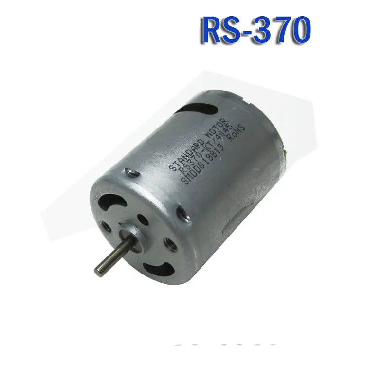 

HK RS-370 Speed DC motor 3V 6V 7.4V 11.1V 12V 240W For Water gun Model Electric drill DIY small motor