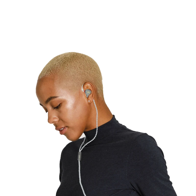  AUDIOSENSE AQ3 HiFi Stereo 2BA(Knowles)+1Dynamic Hybrid Earphone IEMs with Detachable MMCX Cable 3D