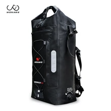 WOSAWE 30L Full Swimming bag River trekking bag Camping Waterproof Hiking Backpack Saddle Bags Motorcycle Rear Package