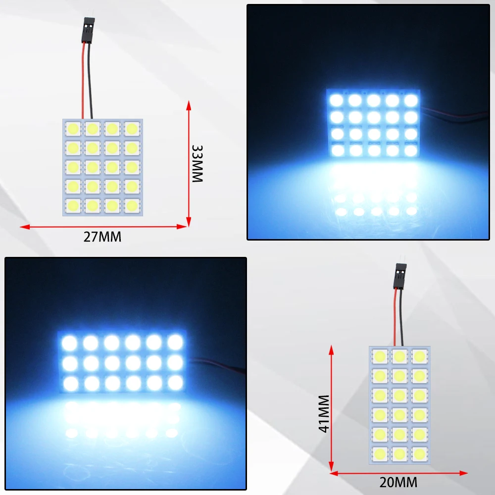 1 Набор, автомобильный Панель чтениt дорожной карты лампа 5050, 6, 9, 12, 15 24 36 48 светодиодный SMD купольный интерьерные лампочки Потолочные светильники BA9S T10 C5W адаптер фестоновая основа