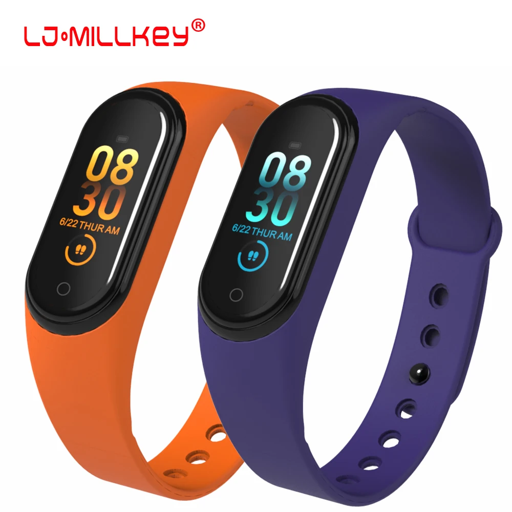 

M4 Smart Wristband Smart Bracelet Smart Band Heart Rate Activity Fitness Tracker Smart Watch M4 Pro with Replacement Straps