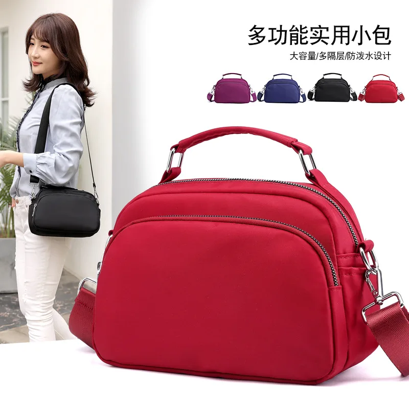 

Large-Volume Women's Handbag Light Outdoor Travel Nylon Bag Versatile Shoulder Commuter Bag Fashion Shoulder Bag