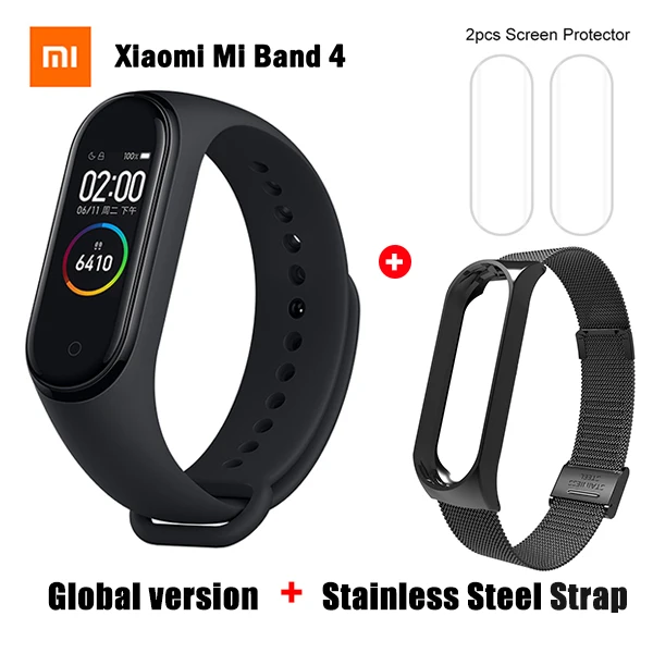 Xiaomi mi Band 4 глобальная версия с NFC новейший смарт-браслет Xiao mi Band 4 сердечного ритма фитнес цветной экран - Цвет: 9