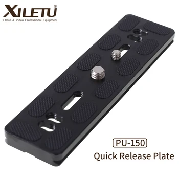 

PU-150 Quick shot Arca swiss tripod ballhead Adapter Mount Board dslr camera Holder Bracket quick release plate with 1/4screw