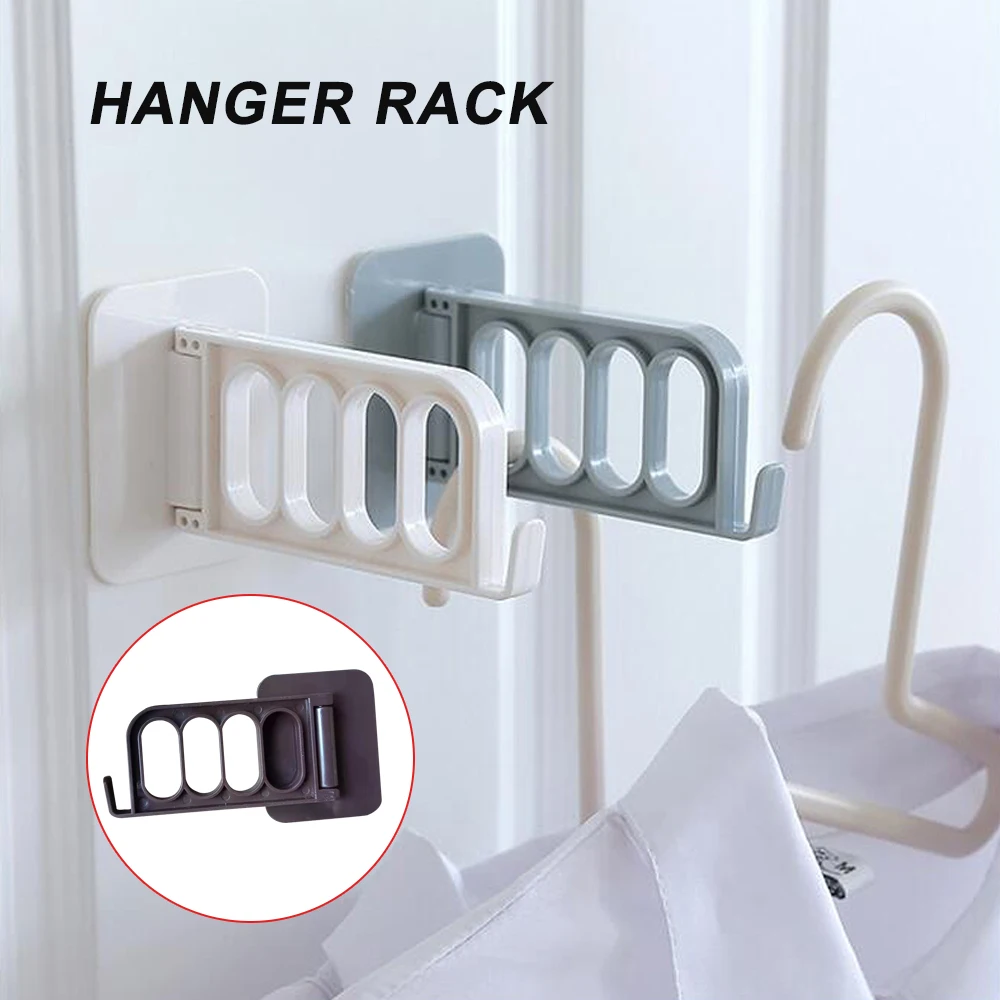 4 Hole Wall Mounted Clothes Hanger Rack Multi Function Self Adhesive Hanging Keys Hook Organizer 3 | Дом и сад