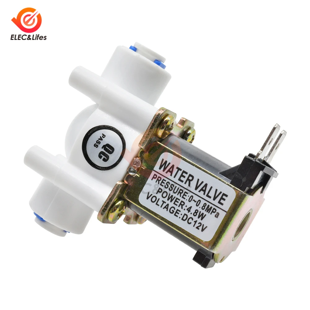 12V N/C Normally Closed 12V Magnetventil 12V Wasser Insert Inlet Water  Solenoid Valve for Pure Water Machine