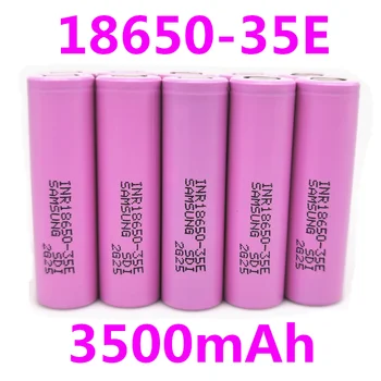 

100% New Original For samsung 18650 3500mAh 13A discharge INR18650 35E 18650 battery Li-ion 3.7v rechargable Battery