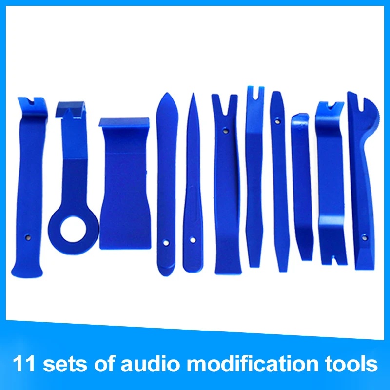 11PcCarTrimDoorPanelRemovalToolMoldingSetKitPouchPry