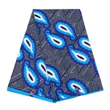 Новое поступление модный дизайн красивый узор принт высокое качество Анкара Африканский настоящий голландский воск Ткань 6 ярдов \ Лот