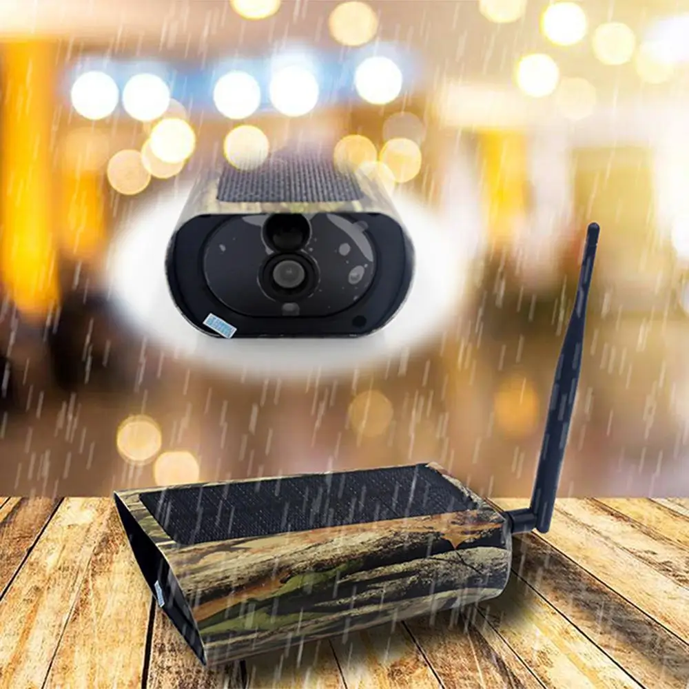 PR-500W WiFi Hunting Camera HD 1080p  Photo Trap Solar Power Wildlife Trail Night Vision for Hunting Scouting Game