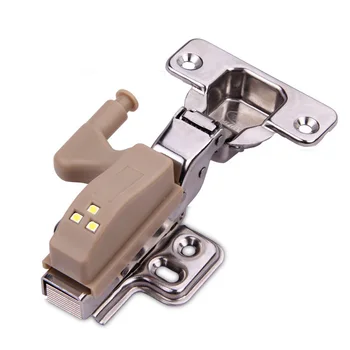 

4pcs/lot LED Home Hinge Lights Sensor Lights Auto On and Off Flashlight Inside Cupboard Wardrobe Kitchen Easy Install