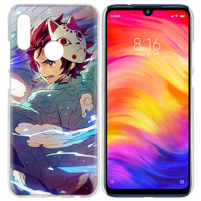 Чехол для Xiaomi Redmi Note 7 7A фотоаппаратов моментальной печати 7S 6 6A 5 Y3 K20 mi 8 до 9 лет CC9 CC9E A1 A2 A3 играть F1 Lite Pro Plus демон убийца Kimetsu Y