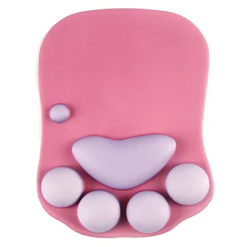 

Mouse Pad with Wrist Rest Non-Slip Cute Mouse Pad Ergonomic Silicone Wrist Rest Fit for Lightweight Rest for Home, Office & Trav